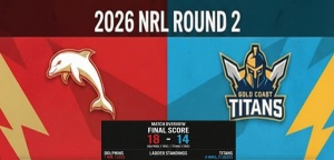 NRL Dolphins vs Titans Round 2