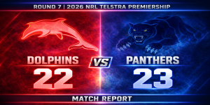 Telstra Roundm7 NRL Dolphins vs Panthers