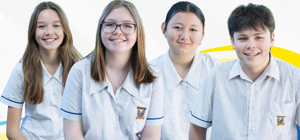 Redcliffe students practising leadership skills