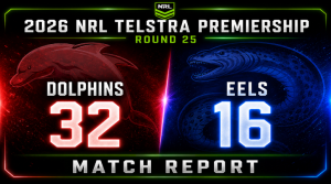 Dolphins vs Eels 2026 NRL Round 25