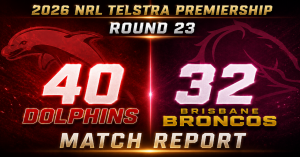 Round 23 Dolphins vs Broncos