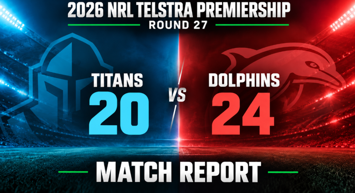 Titans vs Dolphins Round 27 2026 NRL
