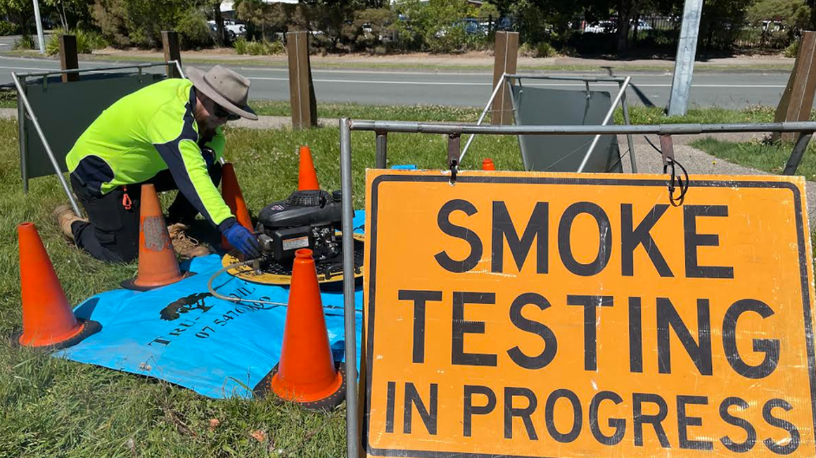smoke testing in progress